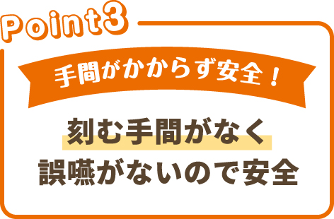 楽盛キットのポイント3