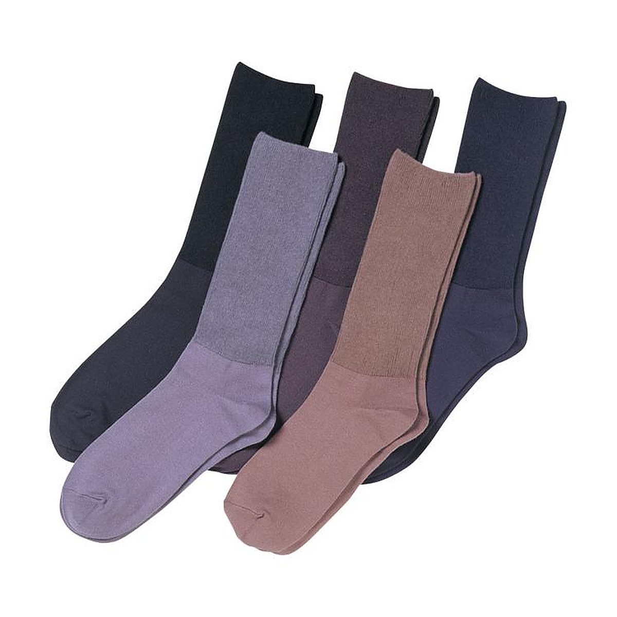 ソックス ソックス 楽らくソックス 紳士用 春夏用（綿混） / 5950 ダークブラウン