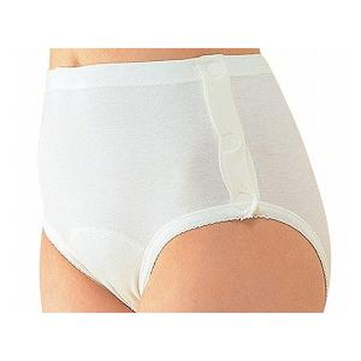 下着(下半身) インナー ワンタッチ肌着 婦人用ショーツ 両横下開き / No.57 L オフホワイト