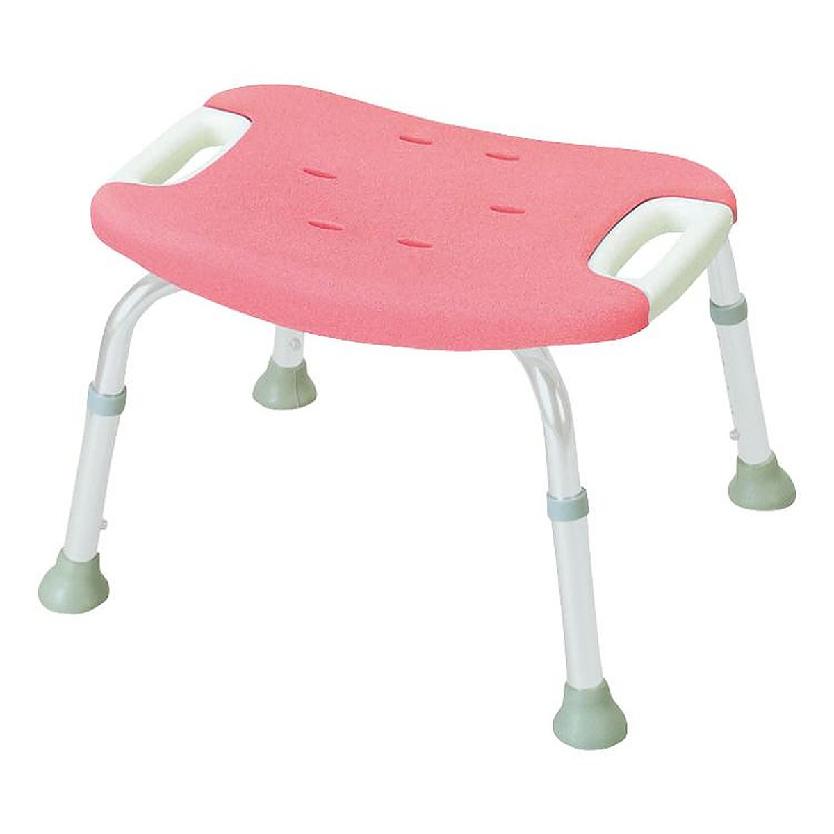 固定式 シャワーチェア やわらかシャワーチェア 背なしワイド / 49331 ピンク