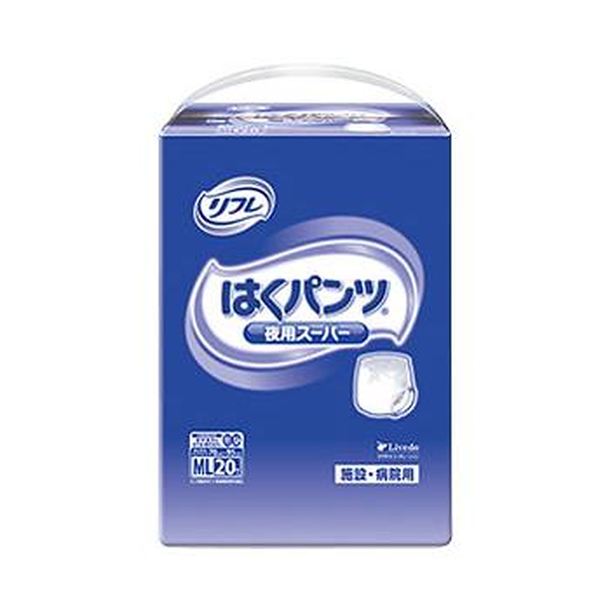 パンツタイプ 紙おむつ 業務用 はくパンツ 夜用スーパー ML / 16596→17601 20枚