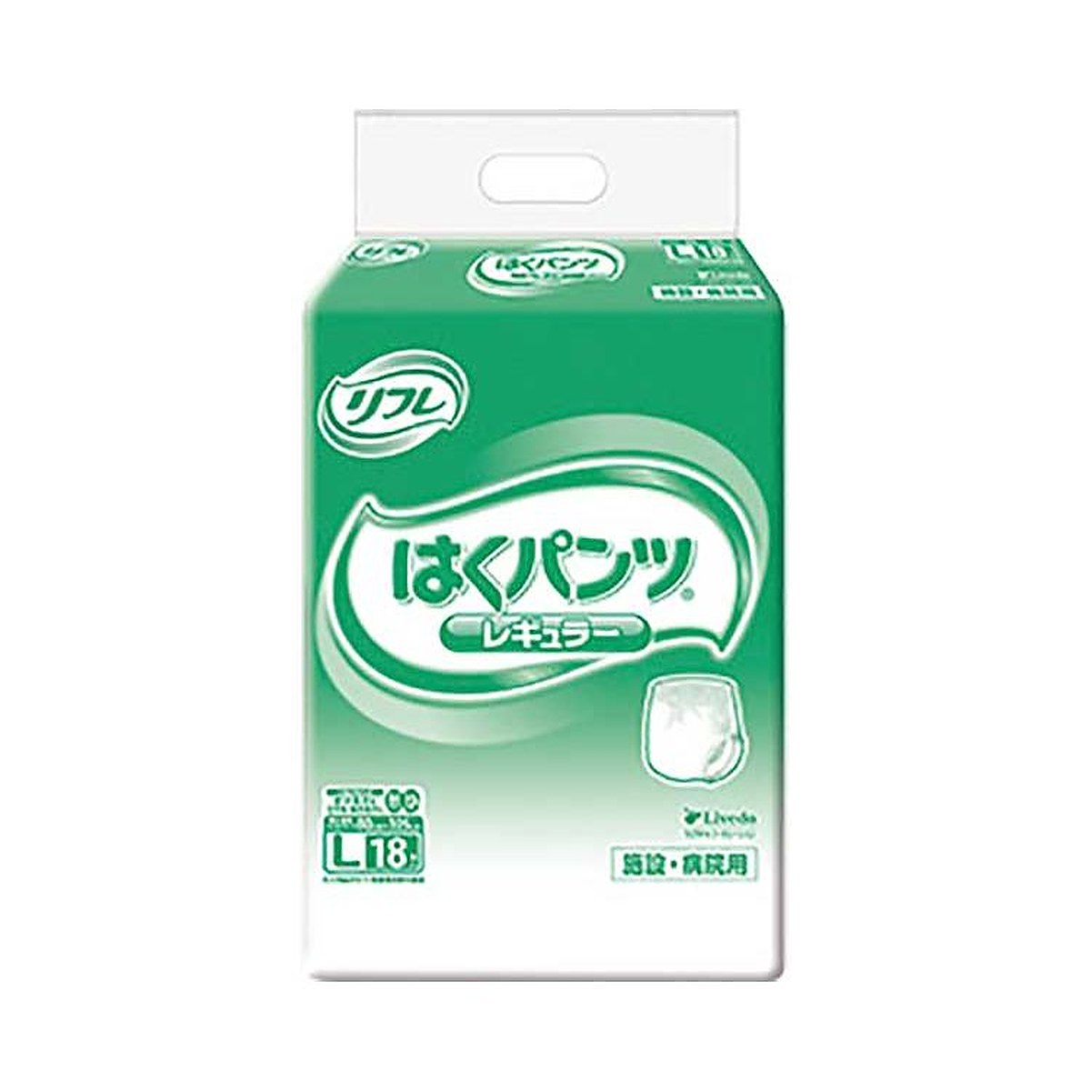 パンツタイプ 紙おむつ はくパンツ レギュラー L / 17427→18197 18枚